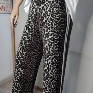Pantalón ancho animal print